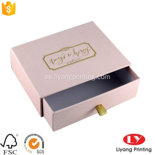 Caja de cajón de empaquetado modificada para requisitos particulares de lujo del regalo de la joyería